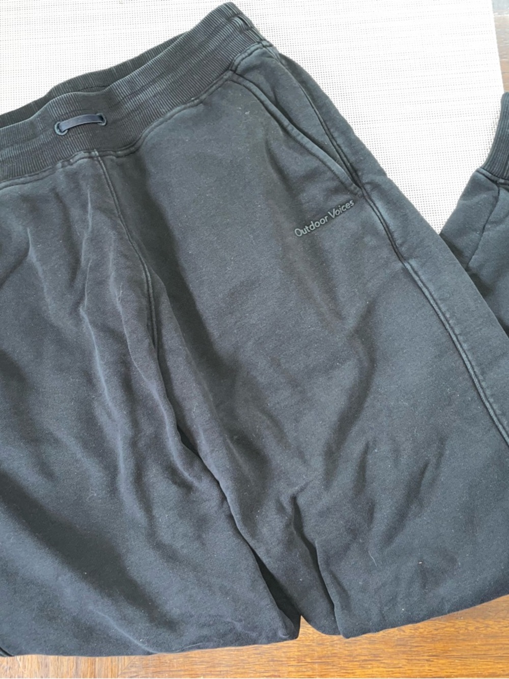 Outdoor Voices Joggers Womens XS Black Lounge Sweatpants Athleisure”